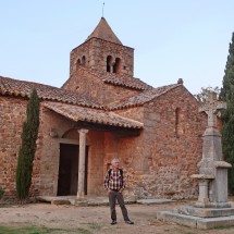 Church Sant Martí de Romanyà built in the 11th century
